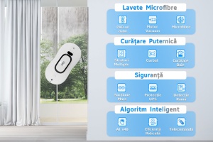 Robot autonom curatare geamuri iHunt Window Robot 3 – Solutia inteligenta pentru geamuri impecabile - Img 4