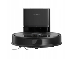 Robot de aspirare Roborock Q10 PF+, aspirator si mop cu statie de golire automata, 10.000 Pa, baterie 5.200 mAh, autonomie 180 min, navigatie AI, recipient praf 2.7L, Liftable Mop, Suport Alexa si Google Home, negru - Img 2
