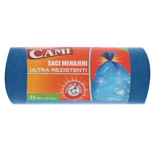 Saci menajeri Cami ultra rezistenti 35L albastri