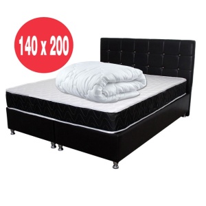 Saltea cu arcuri, Superortopedica Luna 140x200x20 cm, plasa de arcuri Bonell, sistem de aerisire perimetral, Saltsib plus pilota microfibra iarna, lavabila la 95 C - Img 3