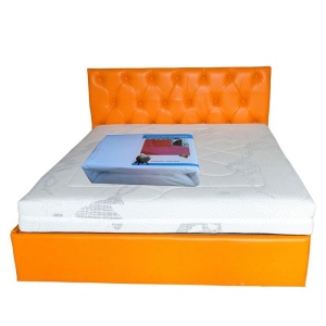 Saltea ortopedica, Saturn Memory Plus Comfort 140x200x20cm, cu spuma poliuretanica HR, memory foam 4 cm, husa detasabila tricot, hipoalergenica, fermitate mediu spre tare, Saltsib