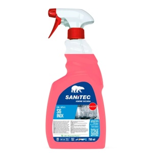 Sanitec, Degresant suprafete, Metal si Inox, 750 ml
