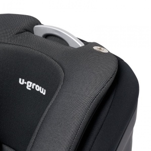 Scaun auto I-size U-Grow Goldfix Plus, isofix, 76-150 cm (9-36 kg), boxa bluetooth , negru - Img 10