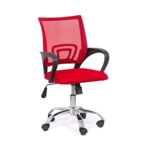 Scaun birou copii ergonomic OFF 619, mesh, baza cromata, inaltime reglabila, 80 kg