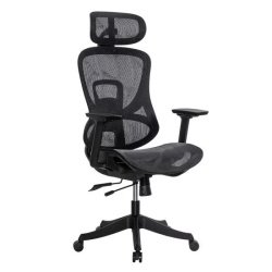Scaun birou ergonomic multifunctional SYYT 9518, mesh, sezut culisabil, mecanism a-sincron,120 kg, negru - Img 2