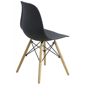 Scaun bucatarie din ABS, BUC 232P, ergonomic, cadru lemn, 100 kg - Img 2