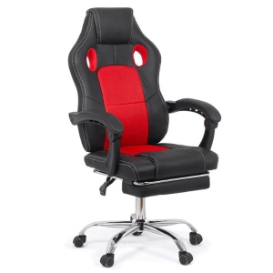 Scaun directorial gaming OFF 3091, piele ecologica mesh, suport picioare ajustabil, rotativ, 120 kg - Img 2