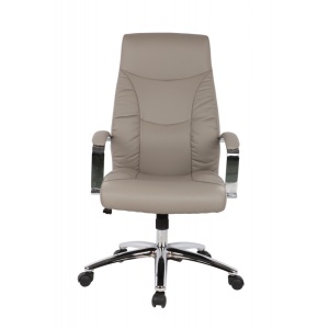 Scaun directorial GN62, piele ecologica, baza cromata, balans, inaltime ajustabila, rotativ, 120 kg - Img 3