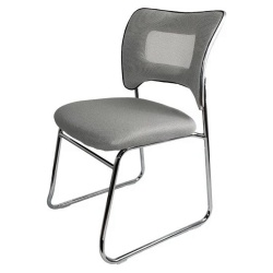 Scaun vizitator HRC 613F, tip sanie, ergonomic, mesh, cadru metalic cromat, 120 kg - Img 2