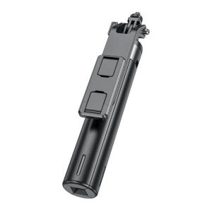 Selfie stick, cu telecomanda, trepied, bluetooth, Negru - Img 6