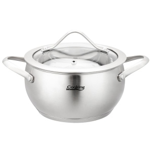 Semioala inox 1.8L Heinner 16x9 cm, capac sticla termorezistenta, compatibila inductie - Img 2