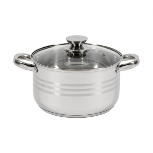 SEMIOALA INOX+CAPAC, 22X12.5 CM, 4.5 L, MYRA, COOKING BY HEINNER  - Img 1
