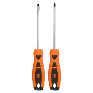 Set 2 surubelnite, cap drept si cruce, varf magnetic, 150 mm, Evotools