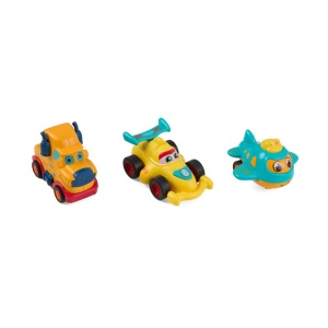 SET 3 VEHICULE,SCUTER GALBEN