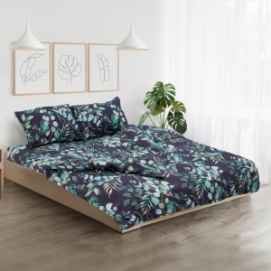 Set de pat king size bumbac, 92 gsm,Jade - Img 9