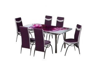 Set masa extensibila cu 6 scaune 331-1 - design eleganta si functionalitate - Img 2