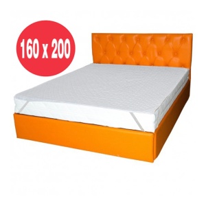 Set Saltea cu spuma, Mercur Comfort Flex Plus 160x200x20cm, fermitate mediu spre tare, hipoalergenica, husa detasabila, Saltsib plus husa matlasata, microfibra, lavabila la 95 C - Img 2