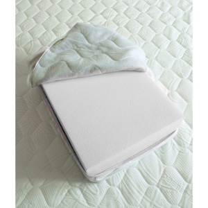 Set Saltea cu spuma, Nova Comfort Flex 180x200x20cm, fermitate tare, hipoalergenica, husa detasabila, Saltsib plus 2 perne matlasate, microfibra, 50x70cm - Img 3