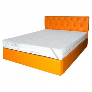 Set Saltea ortopedica, Saturn Memory Plus Comfort 180x200x20cm, cu spuma poliuretanica HR, memory foam 4 cm, husa detasabila tricot, hipoalergenica, fermitate mediu spre tare, Saltsib plus husa microfibra, matlasata ultrasonic, lavabila la 95 C - Img 3
