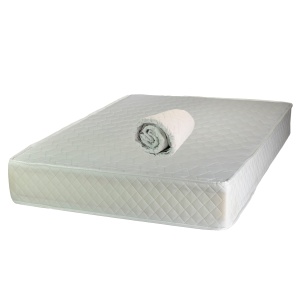 Set Saltea ortopedica, Uranus Standard Spring Comfort 140x200x26cm, plasa de arcuri Bonell, fermitate mediu spre tare, Saltsib plus protectie saltea hipoalergenica, cu elastice pe colturi