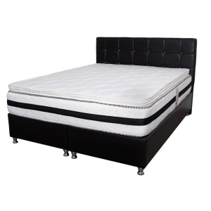 Topper saltea 130x200 spuma 5cm, fermitate moale, spuma poliuretanica, husa fixa matlasata, microfibra, Saltsib - Img 3