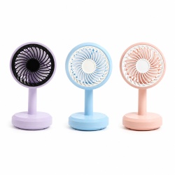 Ventilator portabil 3W, incarcare USB-C, 3 viteze, unghi reglabil, diverse culori, KMT Style