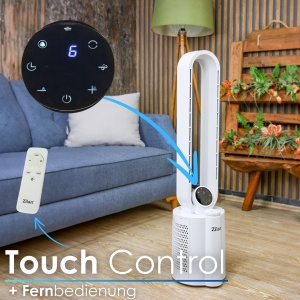 Ventilator Tower Fan alb ZLN1117 cu 3 moduri, 12 trepte, umidificator si UV - Img 3