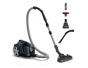 Aspirator fara sac Philips Seria 7000, tehnologie PowerCyclone 8, 900W, filtru alergenic H13, cap de aspirare Triactive + LED, perie miniTurbo pentru parul animalelor, sistem Allergy Lock