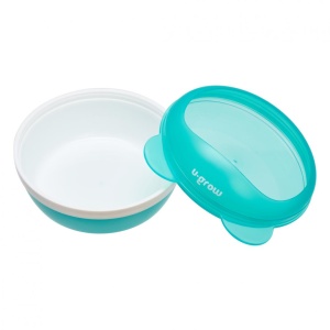 Bol 2 in 1 cu capac pentru diversificare ,U-Grow, 220 ml - Img 2