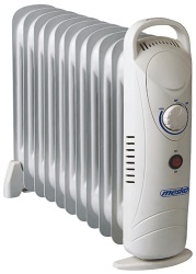 Calorifer electric 1200 W, 11 elementi, termostat reglabil, Mesko