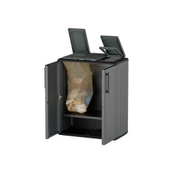 Cos gunoi selectiv cu 3 compartimente, 84 x 68 x 37 cm, E71/ECO3 - Img 2