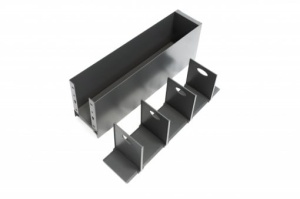 Cos jolly Preciso, corp 150 mm, extractie totala, laterale metalice tip box, finisaj antracit - Img 3