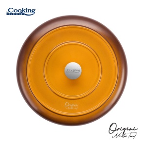 CRATITA ALUMINIU TURNAT + CAPAC 26x8 CM, 3.4L, NICOLAI TAND, ORIGINI, COOKING BY HEINNER - Img 4