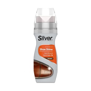 Crema lichida, intretinere incaltaminte, Maro, 75 ml, Silver