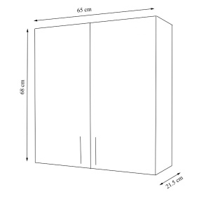 Dulap baie Proxi 65 x 68 cm - Img 3