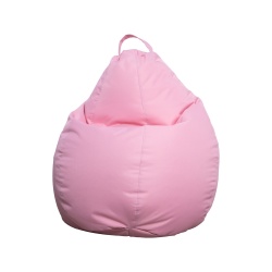 Fotoliu tip puf marimea XL, husa impermeabila, roz