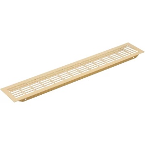 Grila de ventilatie, din aluminiu, auriu periat, 60 x 480 mm