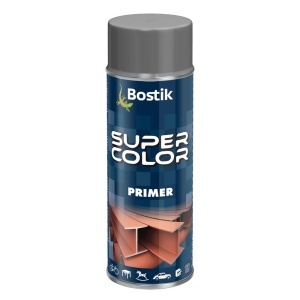 Grund acrilic, spray, gri mat, interior / exterior, 400 ml, Bostik