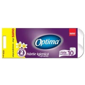 Hartie igienica Sano Optima 2 straturi 10 role
