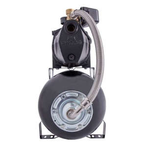 Hidrofor cu pompa autoamorsanta, 1150 W, fonta, debit 4800 l/h, inaltime refulare 49 m, vas de expansiune 24 Litri, Negru - Img 4
