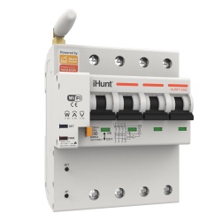 iHunt Home WIFI Smart Circuit Breaker with Metering 4P 16A - Siguranta automata inteligenta cu contorizare