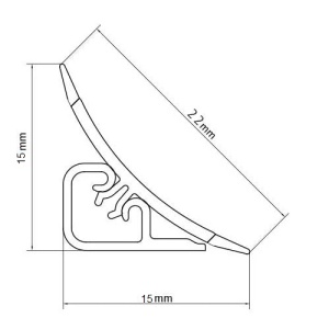 Inaltator 15x15 mm Negru, 4.2m - Img 3