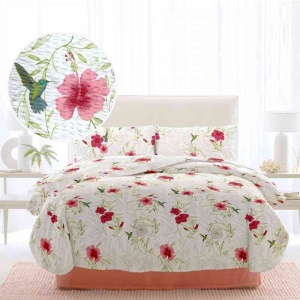 Lenjerie pat 2 persoane bumbac creponat