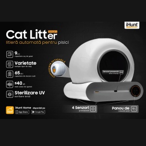 Litiera automata iHunt Smart Cat Litter V1 – Solutia perfecta pentru pisica ta - Img 3