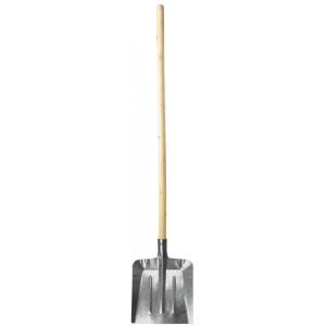 Lopata pentru zapada, tabla zincata, coada lemn 120 cm, cupa 31 x 28 cm