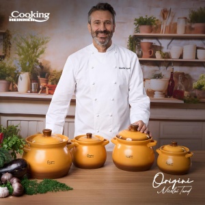 OALA CERAMICA CU CAPAC 12x11 CM, 2 L, NICOLAI TAND, ORIGINI, COOKING BY HEINNER - Img 11