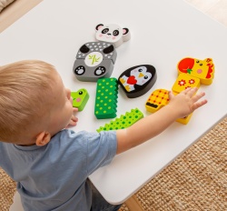 PANDA ȘI PRIETENII SAI, JUCARIE LEMN - Img 16