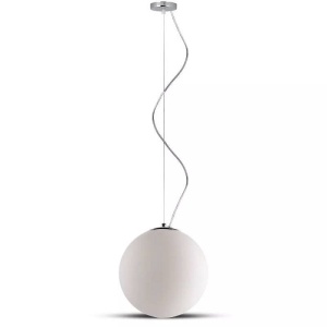 Pendul Bec Sticla cromat V-TAC D250