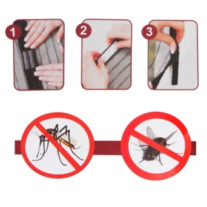 Perdea tip plasa, 220 cm, anti-insecte, pentru usa, inchidere magnetica - Img 3