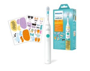 Periuta de dinti electrica copii PHILIPS Sonicare Kids HX3601/01, 31000 miscari/min, 1 program, 1 capat alb, L x A x I (mm) 63x109x220 - Img 2